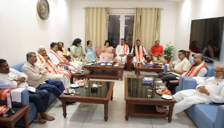 Dharmendra Pradhan Reviews Odisha Development Agenda With CM Mohan Majhi, BJP Leadership